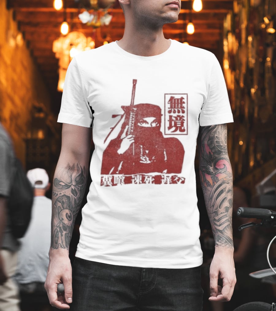 Jpegmafia Liberati Ninja Samurai Aesthetic Asian Calligraphy T-Shirt