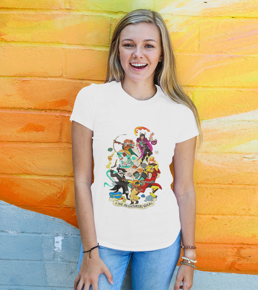 The Oxventurers Guild YouTube Outside Xbox Characters Adventure Fantasy T-Shirt