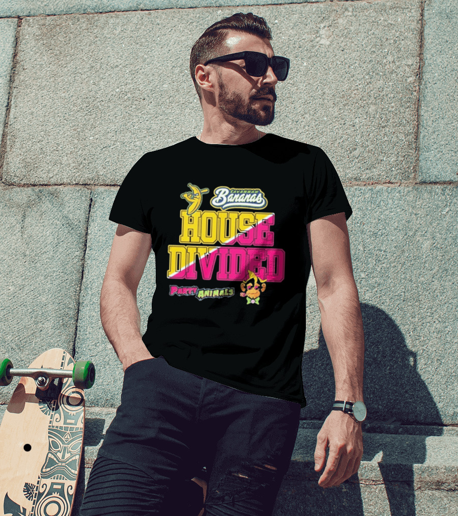 Savannah Bananas House Divided Party Animals T-Shirt