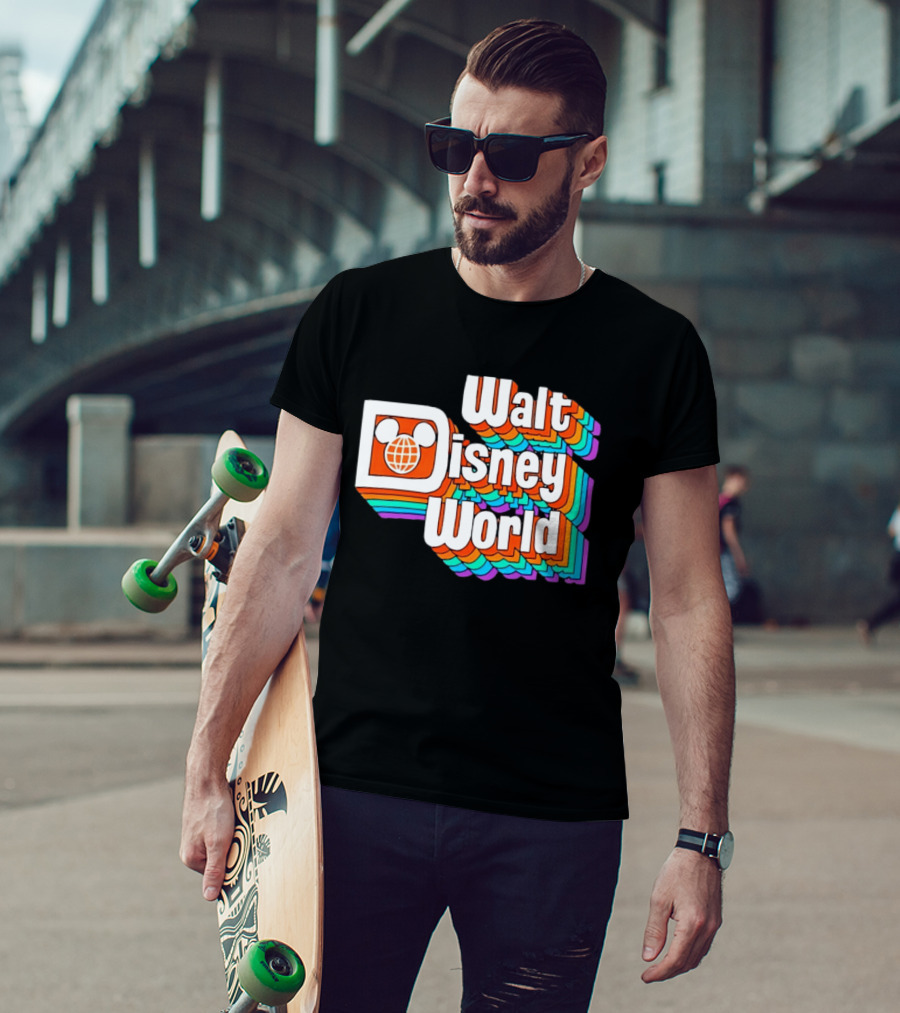 Walt Disney World Retro Rainbow Mickey Ears T-Shirt
