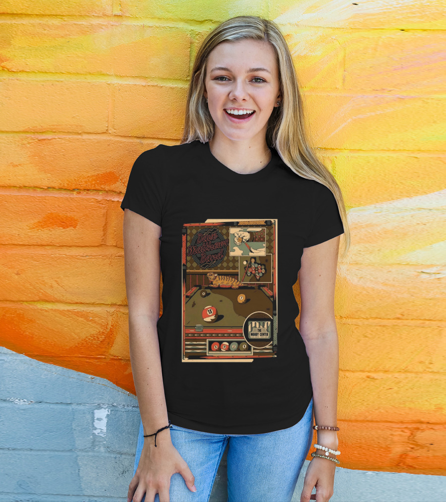 Dave Matthews Band May 11 2026 Pool Table Art The Moody Center Austin TX T-Shirt