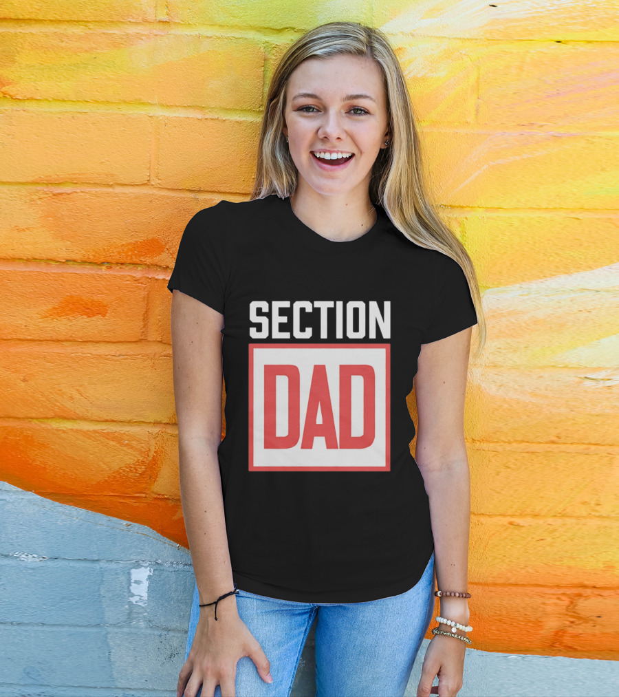 Section Dad Vintage Bold Text Block T-Shirt