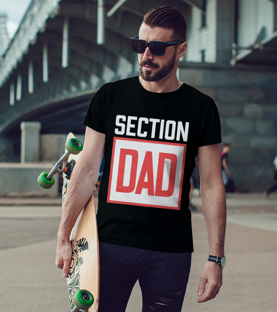 Section Dad Vintage Bold Text Block T-Shirt
