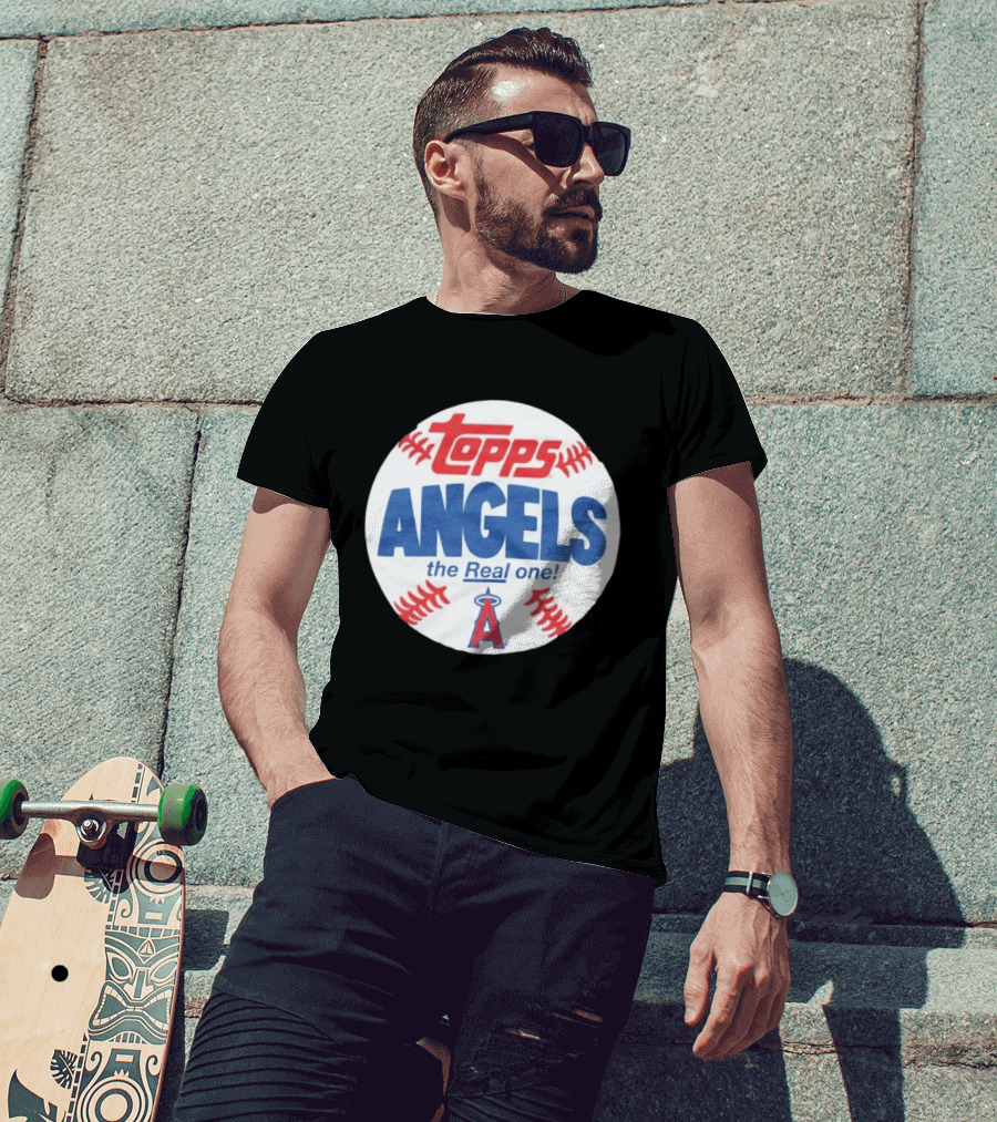 Topps Los Angeles Angels The Real One Baseball T-Shirt