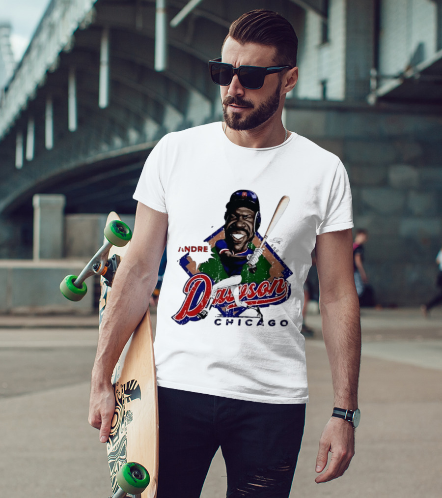 Andre Dawson Chicago Cubs Baseball Legend T-Shirt