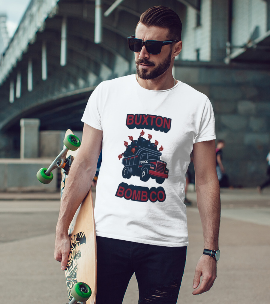 Buxton Bomb Co Buck Truckin' Explosive Truck T-Shirt