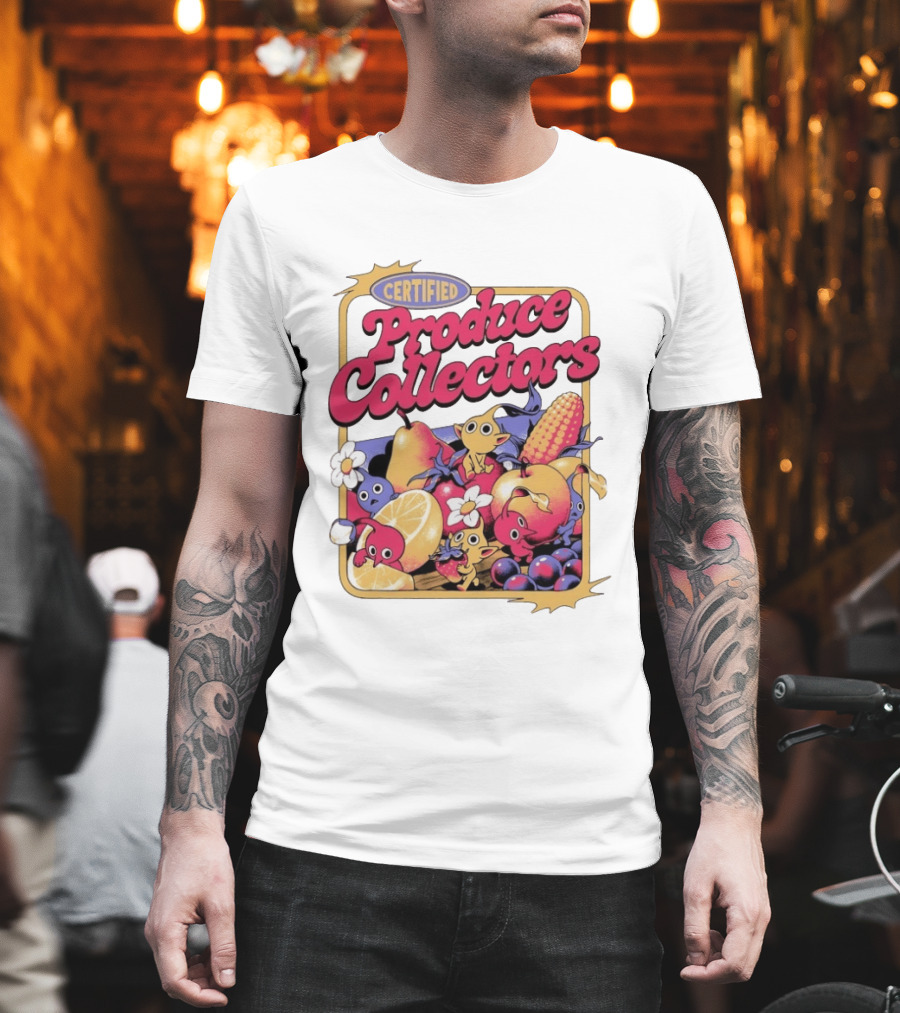 Certified Produce Collectors Pikmin Fruits And Vegetables T-Shirt