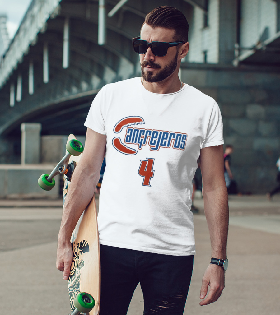 Cangrejeros De Santurce 2026 Honoring José 'Piculín' Ortiz 4 T-Shirt