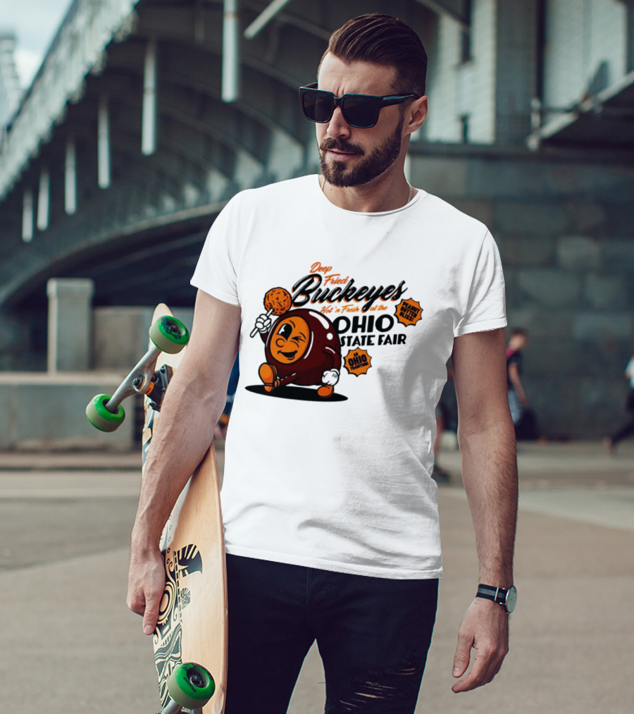 Ohio State Fair Deep Fried Buckeyes Hot'n Fresh Peanut Butter Bliss T-Shirt