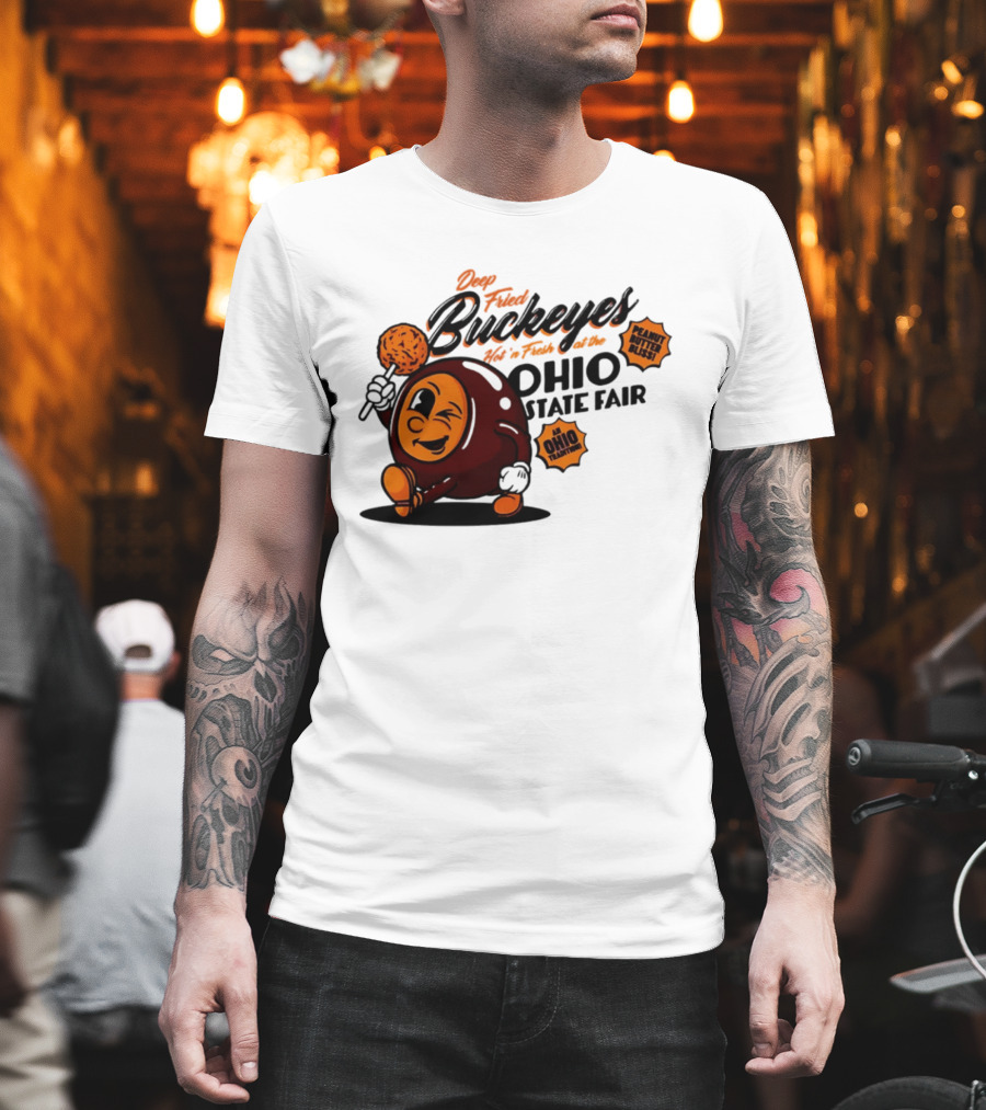 Ohio State Fair Deep Fried Buckeyes Hot'n Fresh Peanut Butter Bliss T-Shirt