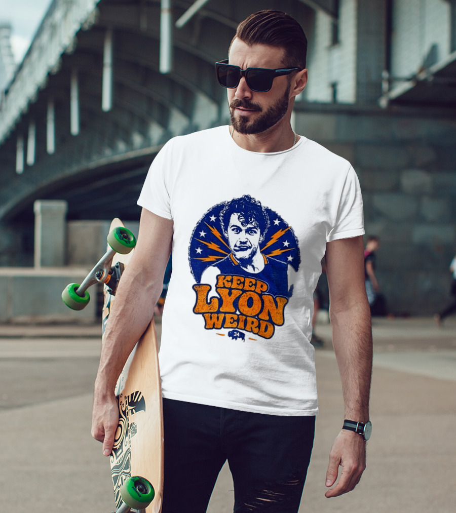 Keep Lyon Weird Alex Lyon Buffalo Sabres NHL 2026 T-Shirt