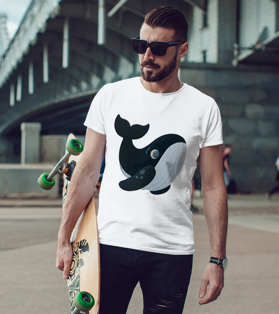 Cocomelon The Movie J.J Whale Cartoon T-Shirt