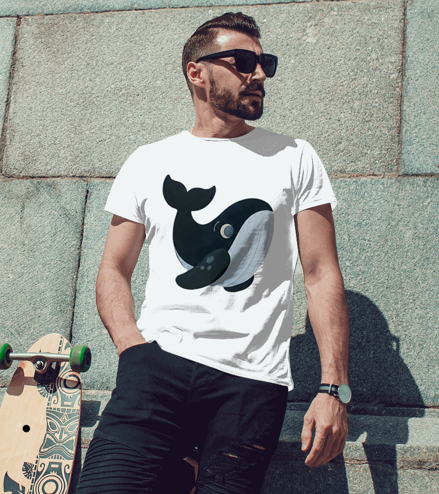 Cocomelon The Movie J.J Whale Cartoon T-Shirt