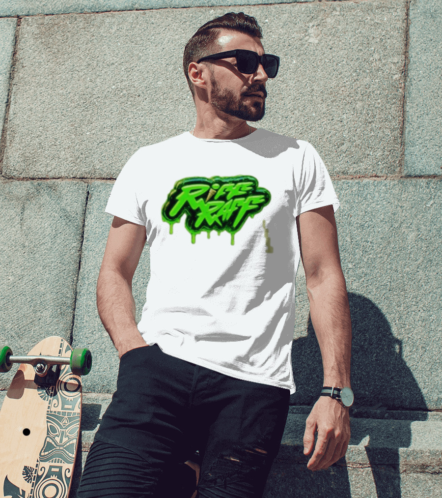 Riff Raff Neon Green Drip T-Shirt