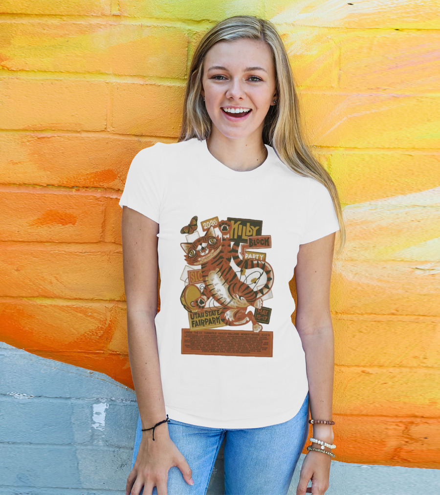 Kilby Block Party 2026 Utah State Fairpark May 15 17 Featuring Lorde Hayley Williams Modest Mouse And More T-Shirt