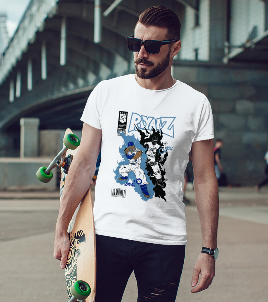 Royals Dragon Kamehameha Baseball Anime T-Shirt