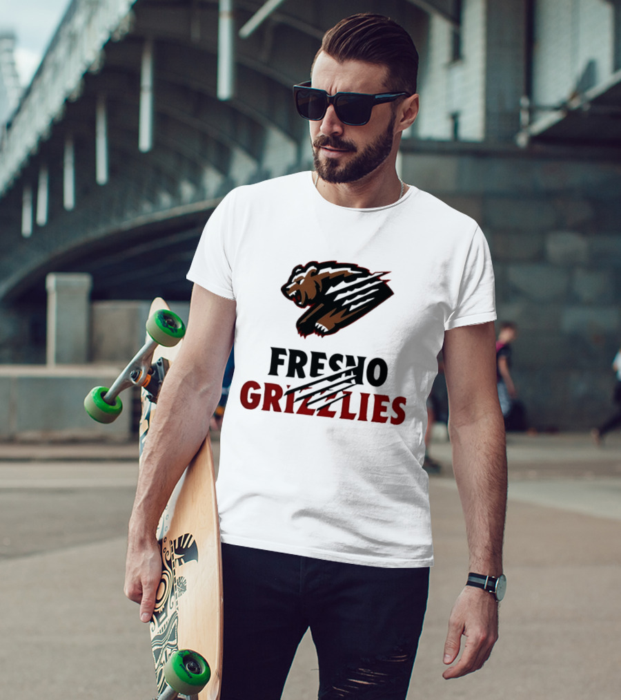Fresno Grizzlies Growlifornia Bear Flag 2026 T-Shirt