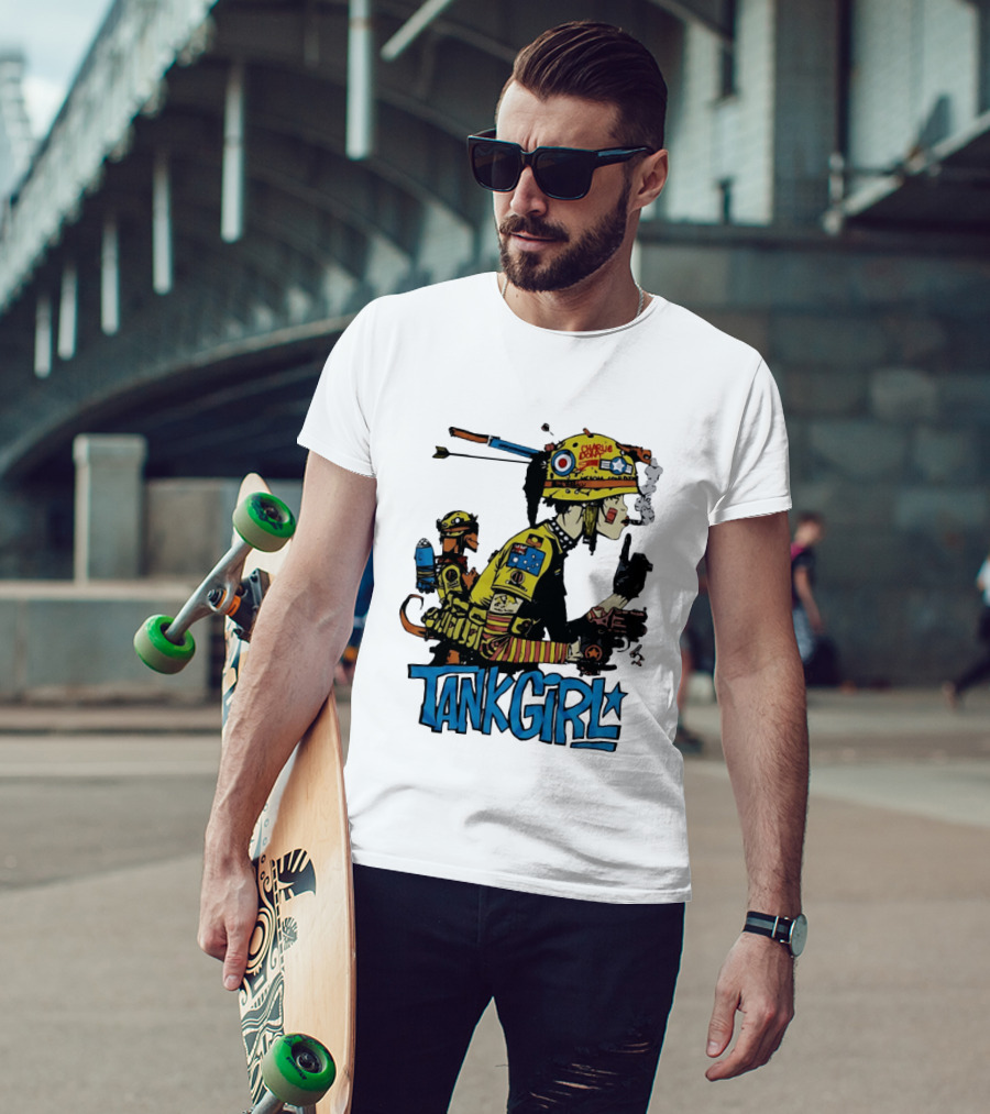 Tank Girl Comic Punk Rock Charlie Don't Surf T-Shirt