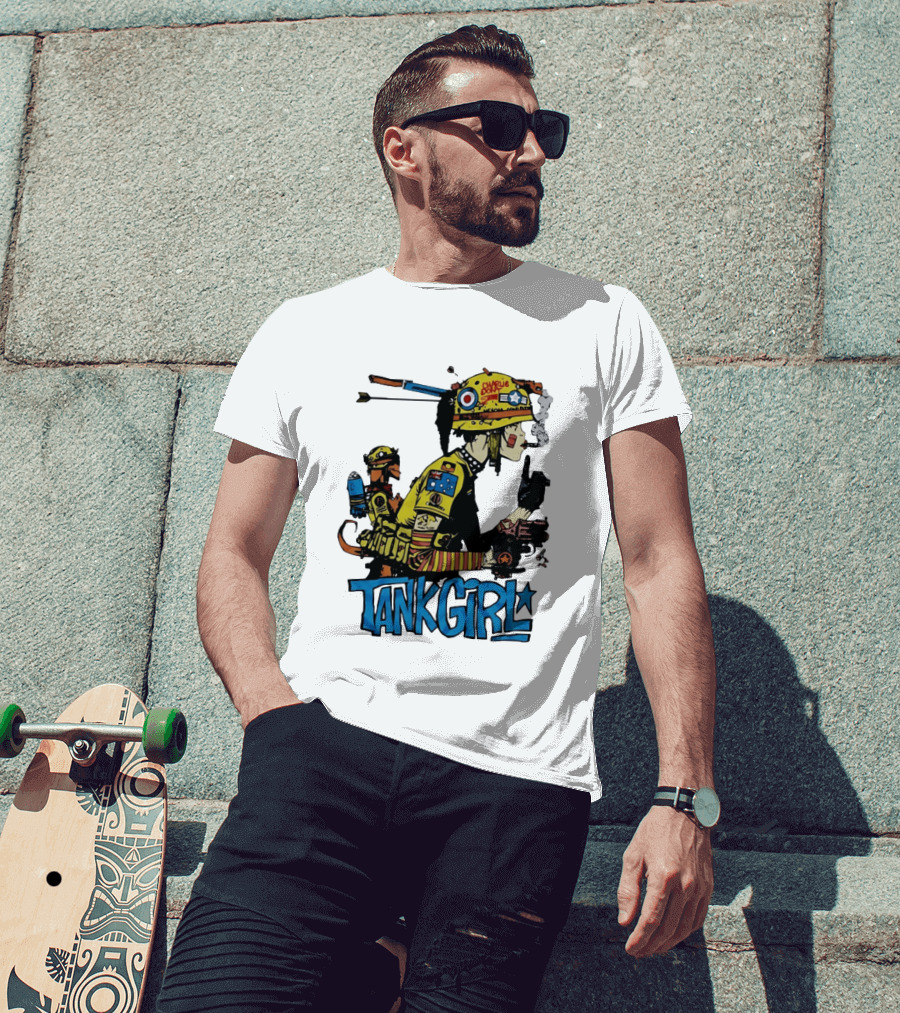 Tank Girl Comic Punk Rock Charlie Don't Surf T-Shirt