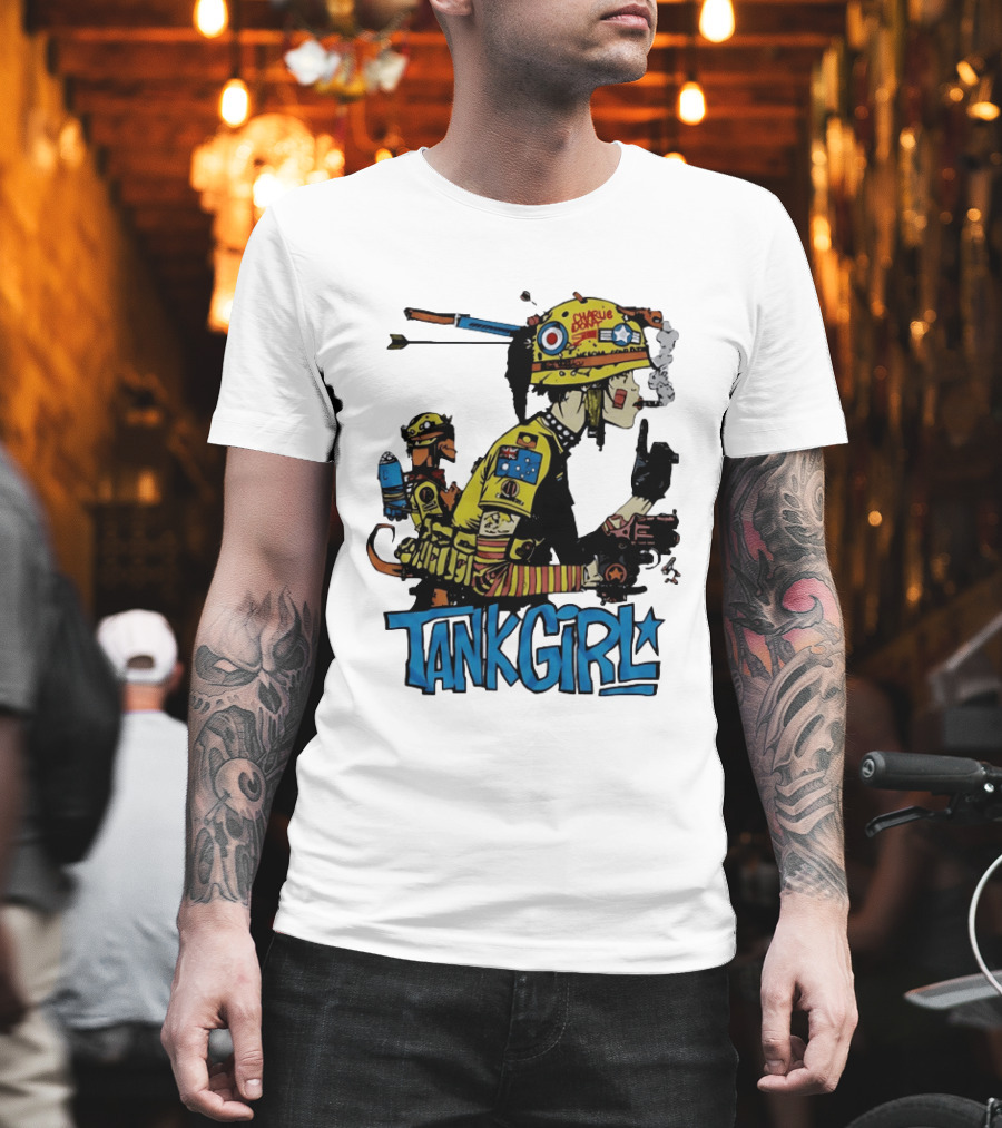 Tank Girl Comic Punk Rock Charlie Don't Surf T-Shirt