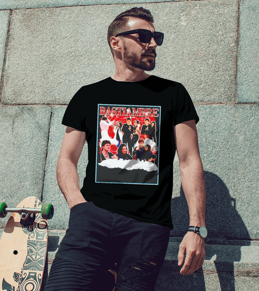 Bastiambre Movie Pop Culture Characters Collage T-Shirt