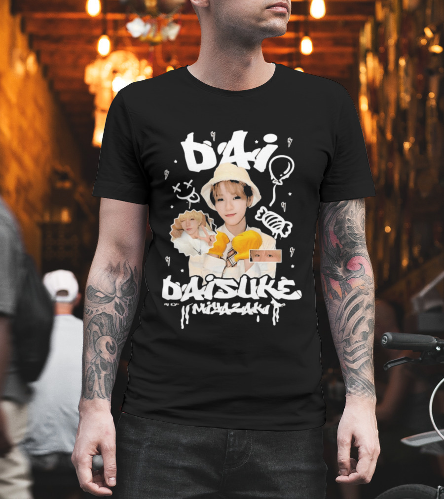 Dai Daisuke Miyazaki AHOF Playful Balloon And Candy T-Shirt