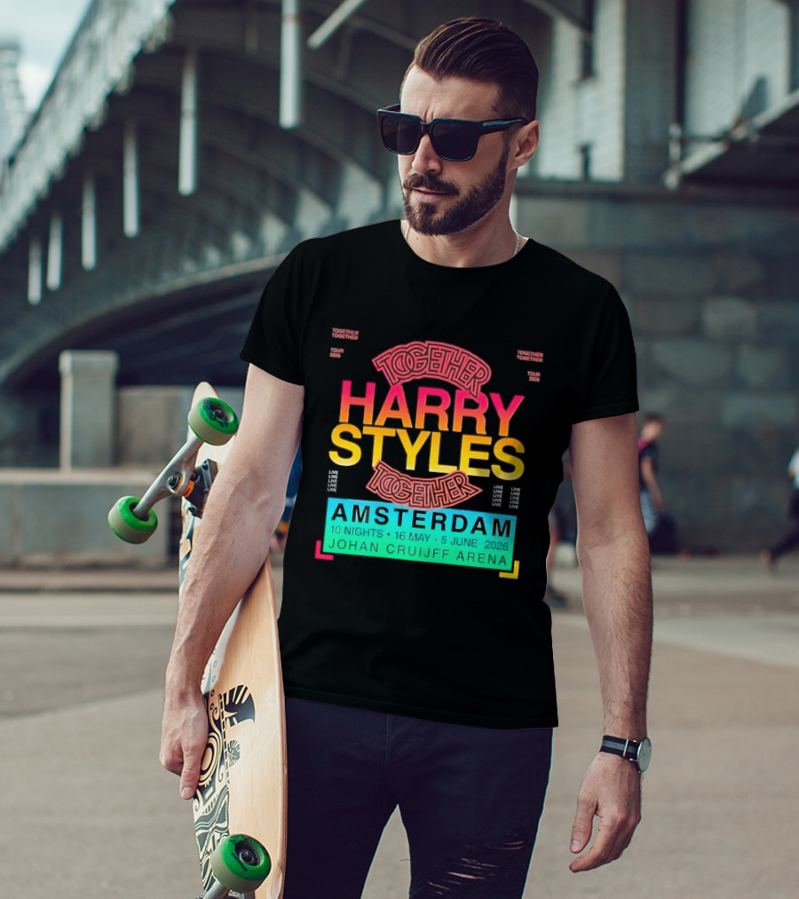 Harry Styles Together Tour 2026 Amsterdam Johan Cruijff Arena T-Shirt