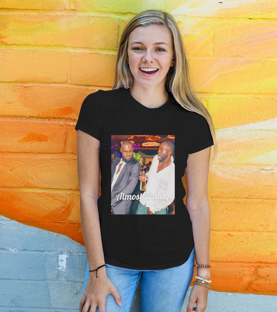 LeBron James Draymond Green Almost Friday Club Scene T-Shirt