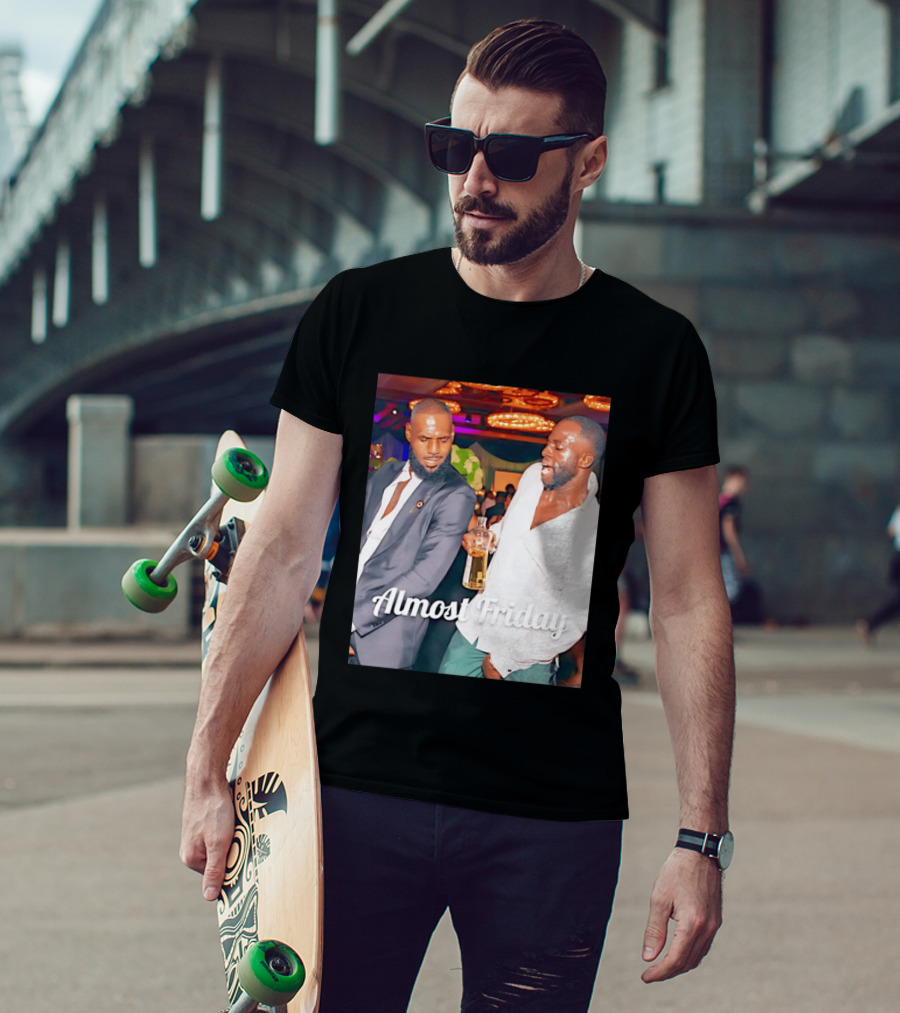LeBron James Draymond Green Almost Friday Club Scene T-Shirt