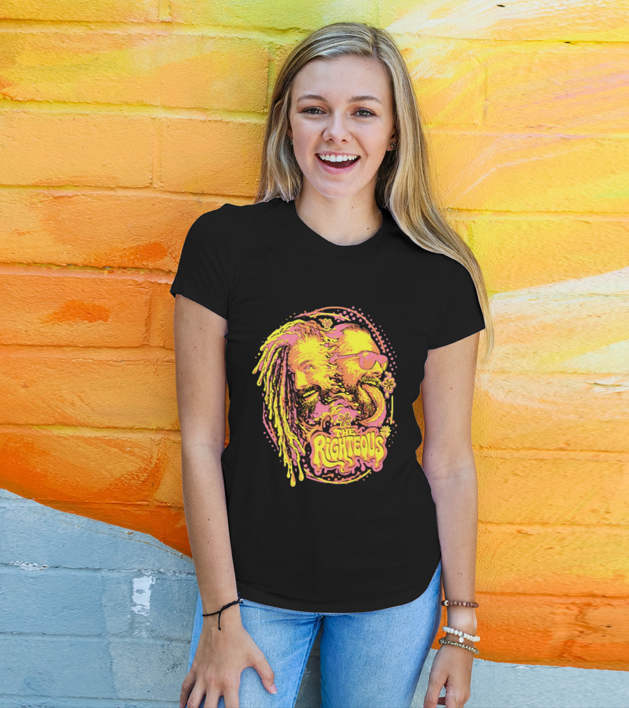 The Righteous Psychedelic Neon Fusion T-Shirt