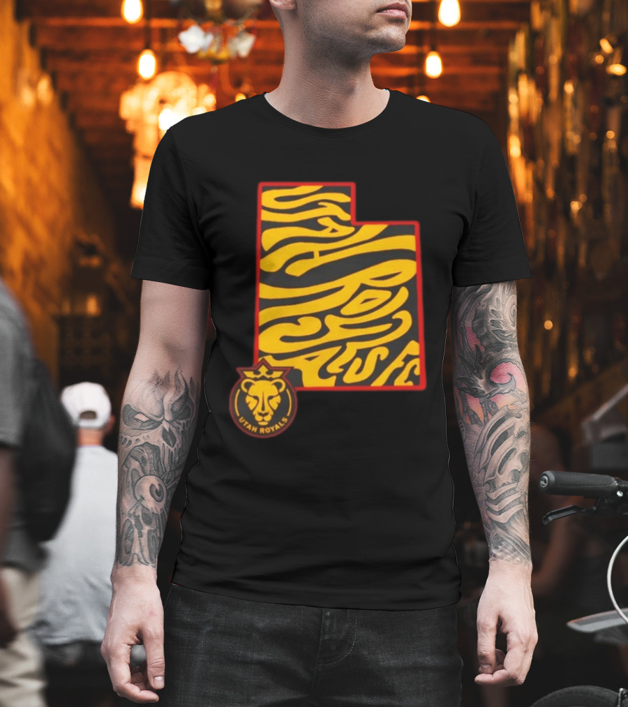 Utah Royals FC Groovy State Lion T-Shirt