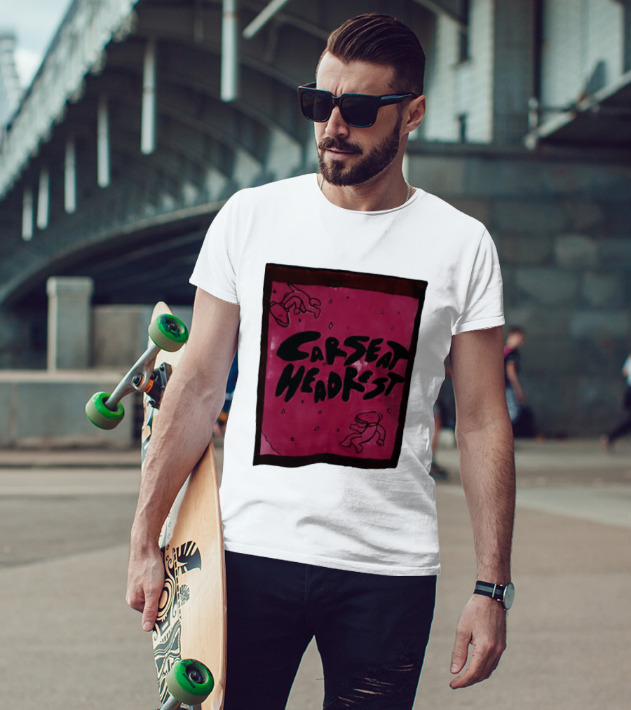 Car Seat Headrest Pink Alien T-Shirt