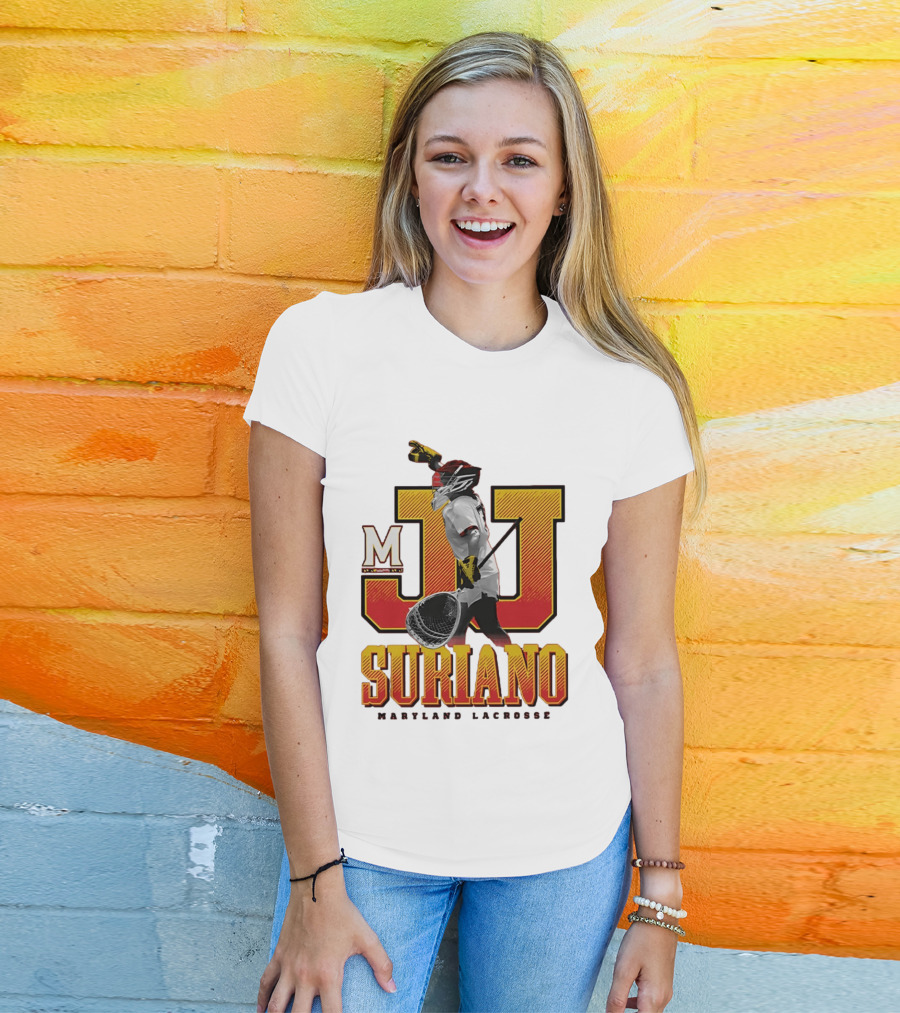 JJ Suriano Maryland Lacrosse M Sports Team T-Shirt
