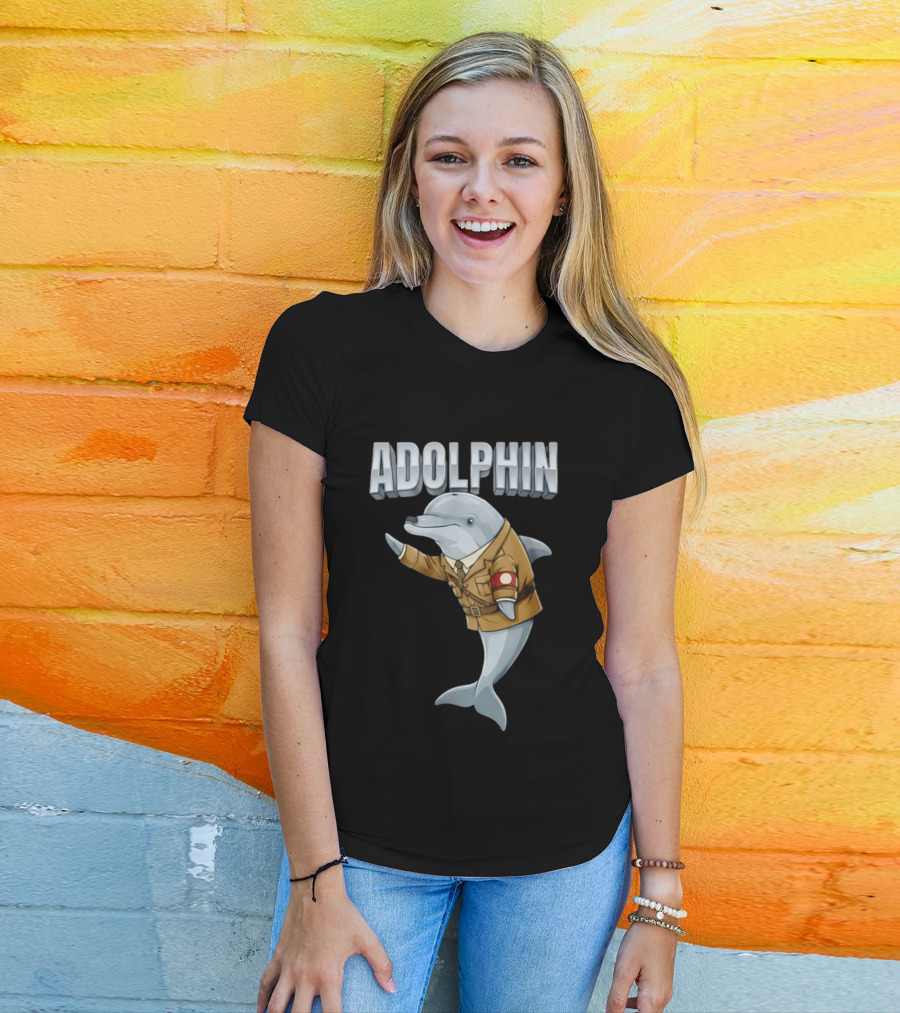 Adolphin Adolf Hitler Dolphin T-Shirt