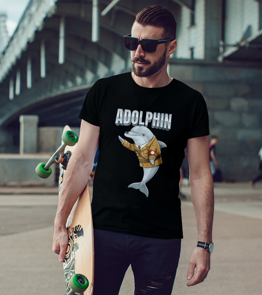 Adolphin Adolf Hitler Dolphin T-Shirt