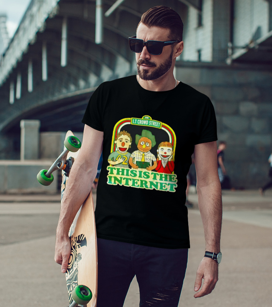The IT Crowd Street This Is The Internet 0118 Muppet T-Shirt
