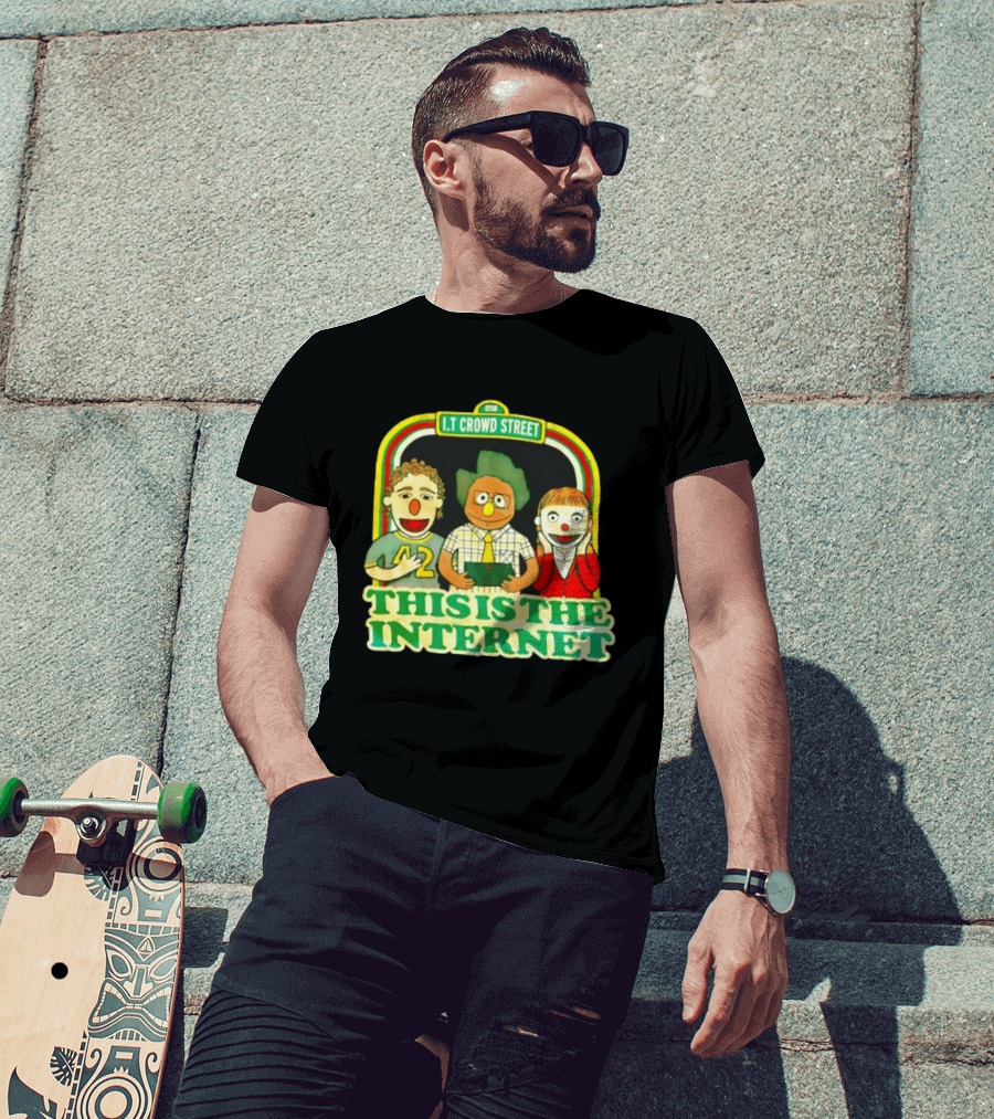 The IT Crowd Street This Is The Internet 0118 Muppet T-Shirt