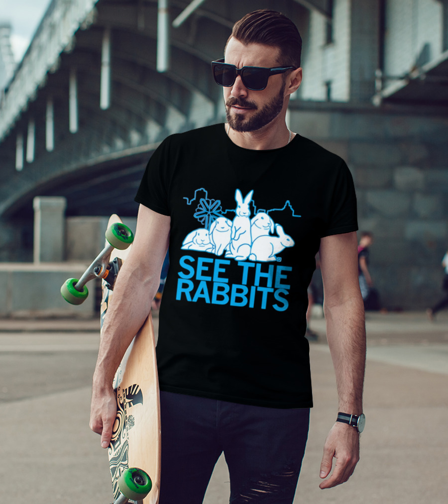 See The Rabbits Blue Bunny T-Shirt