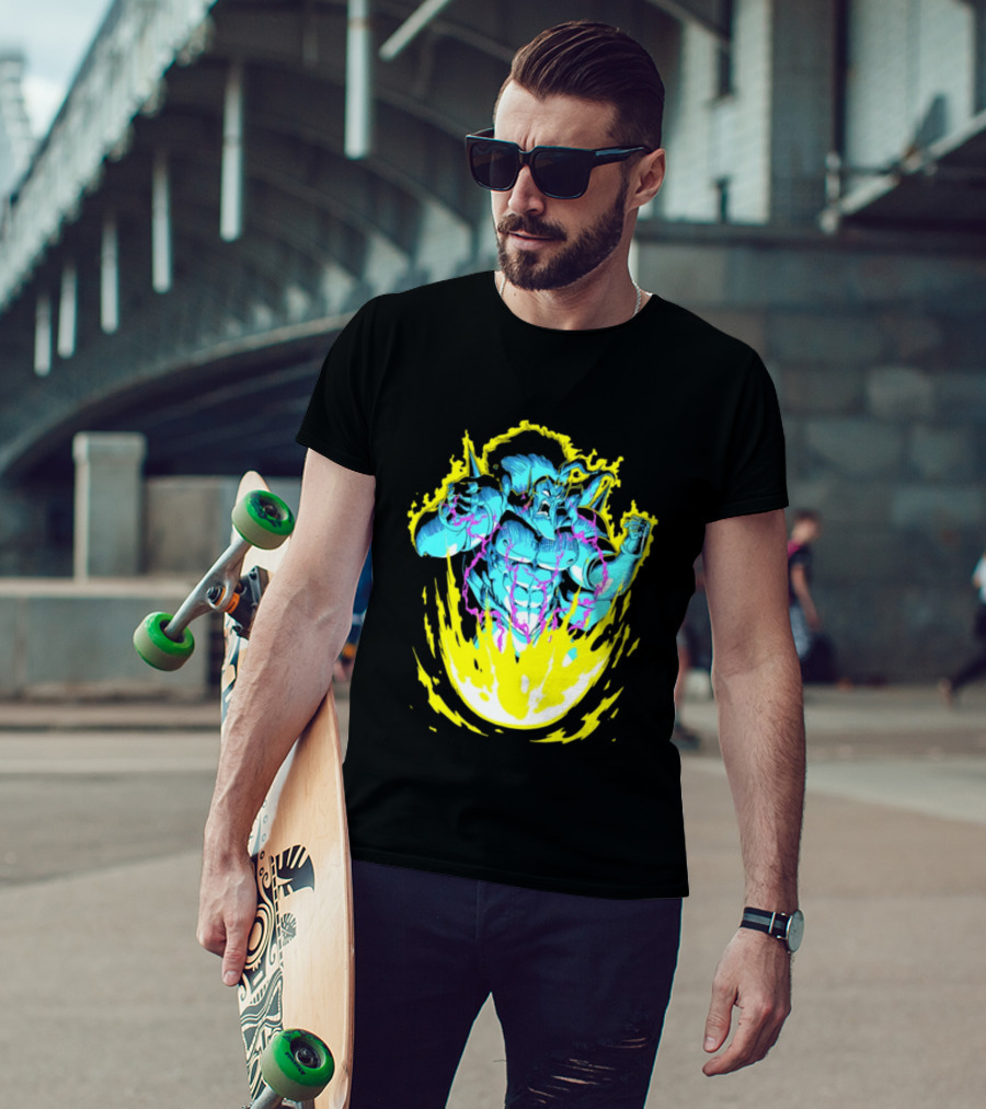 Starbarians Killgar Killgarian Rage Burst With Electric Energy T-Shirt
