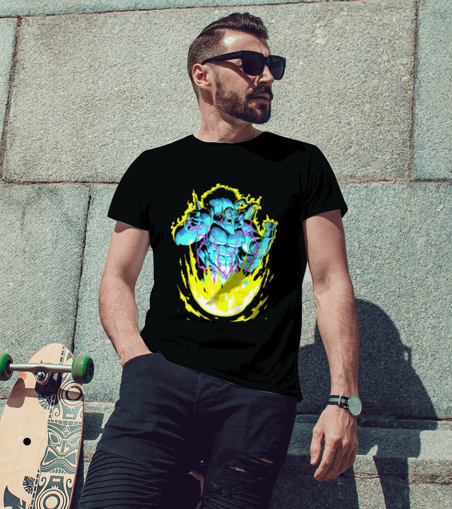 Starbarians Killgar Killgarian Rage Burst With Electric Energy T-Shirt