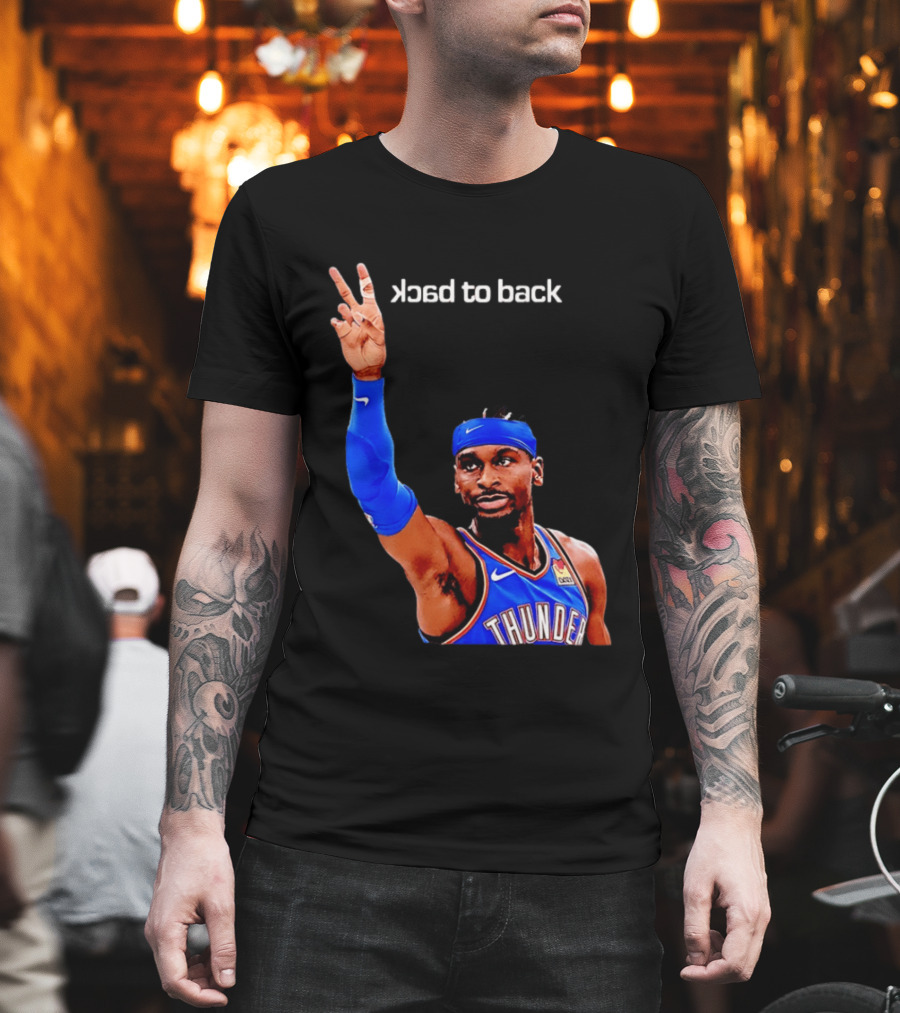 OKC Thunder SGA 2026 Back To Back MVP Shai Gilgeous Alexander T-Shirt