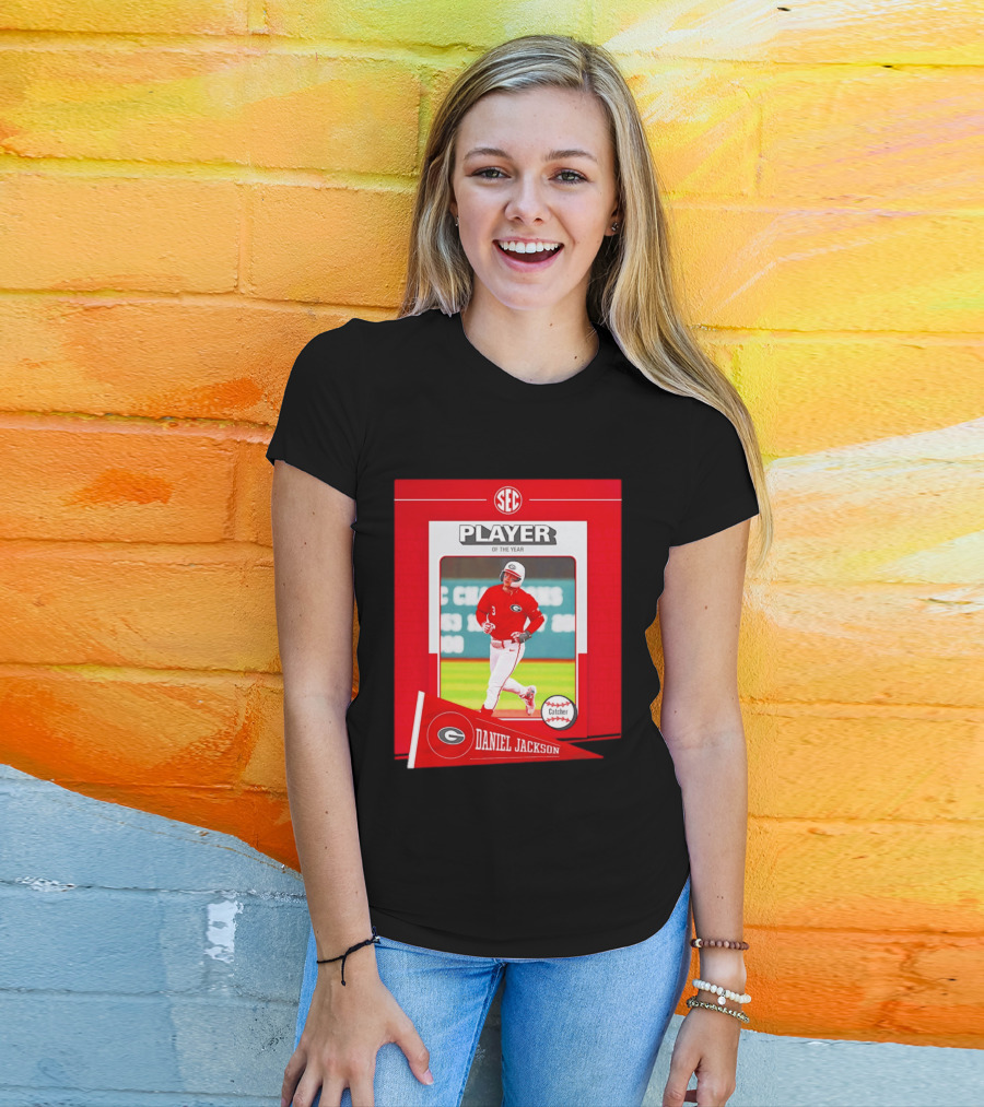 SEC Player Of The Year Daniel Jackson Catcher Georgia 2026 T-Shirt