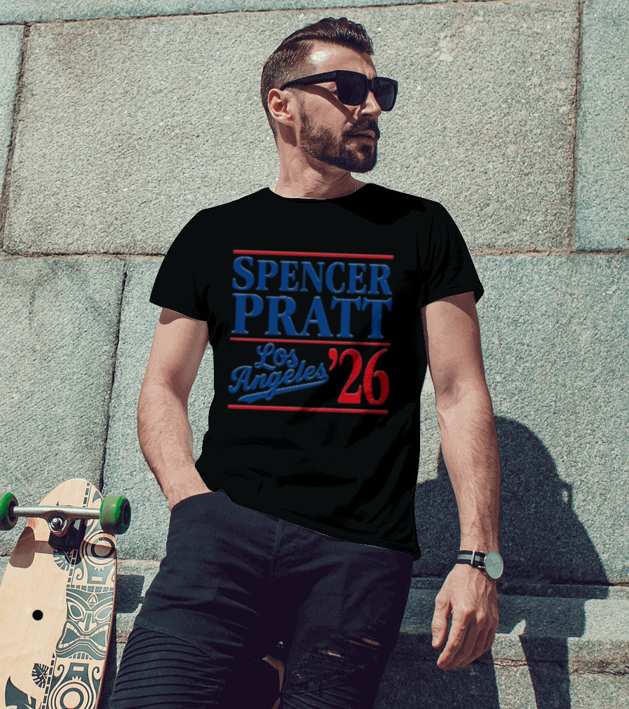 Spencer Pratt Los Angeles 2026 Mayor Election Campaign T-Shirt