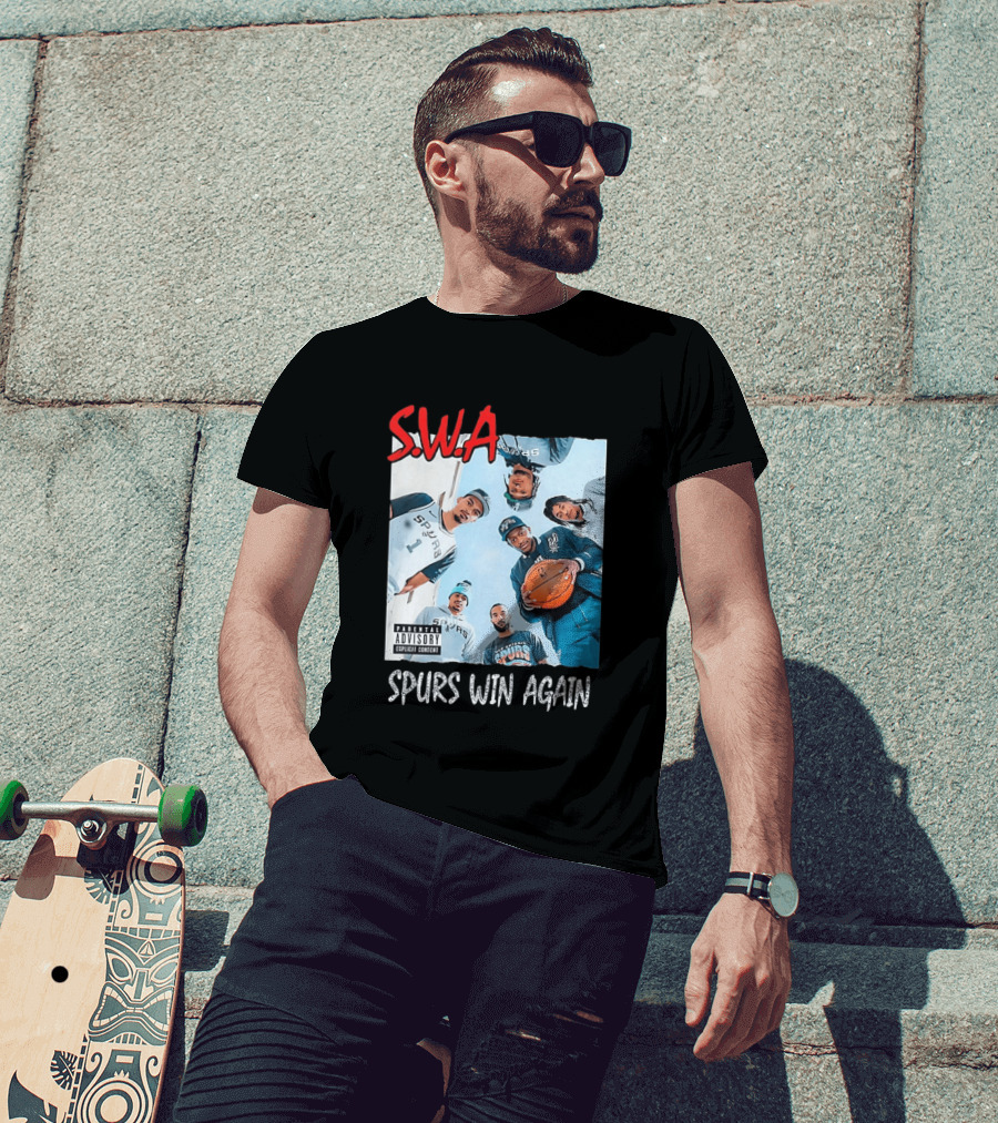 SWA Spurs Win Again San Antonio Spurs Straight Outta Compton T-Shirt