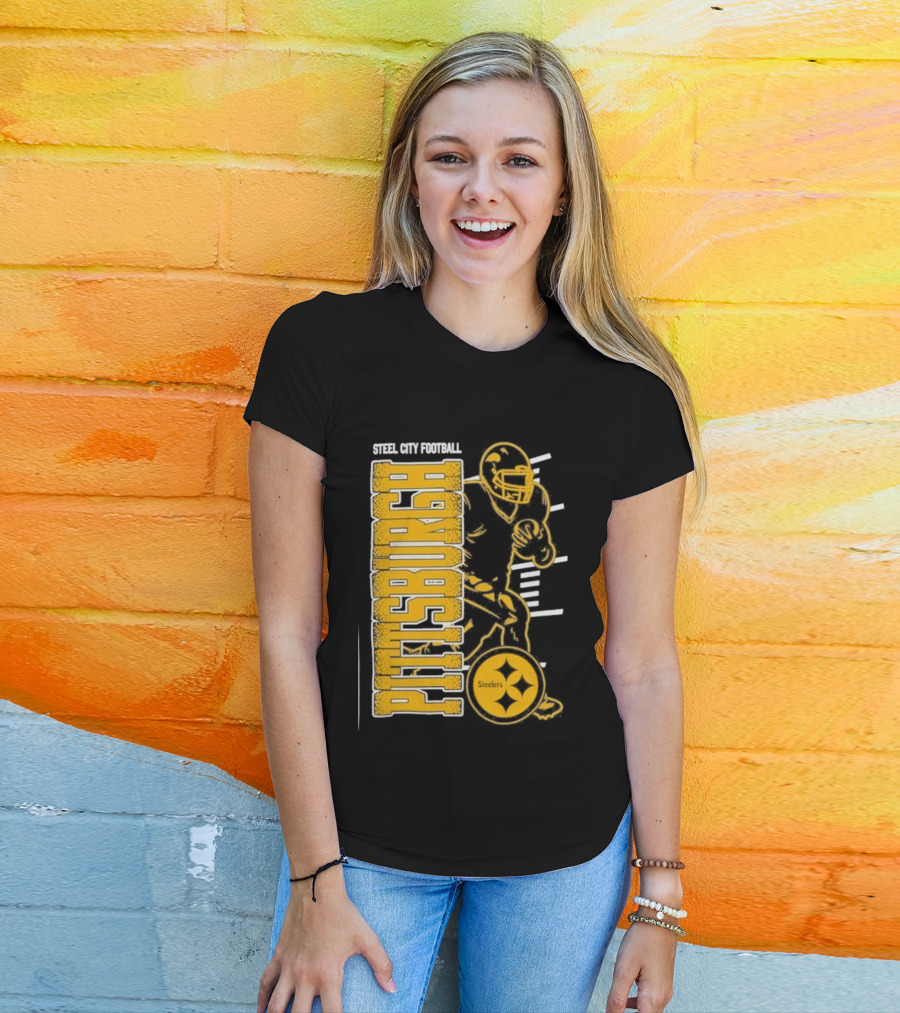Steel City Football Pittsburgh Steelers Train T-Shirt
