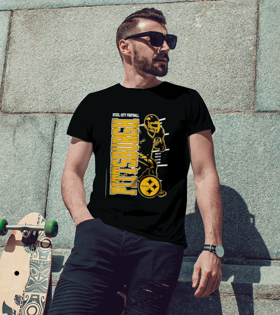 Steel City Football Pittsburgh Steelers Train T-Shirt