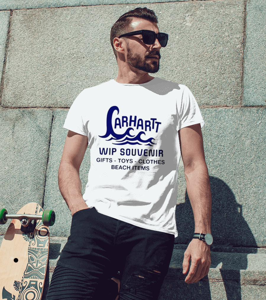 Carhartt WIP Souvenir Beach Items Gifts Toys Clothes Waves T-Shirt