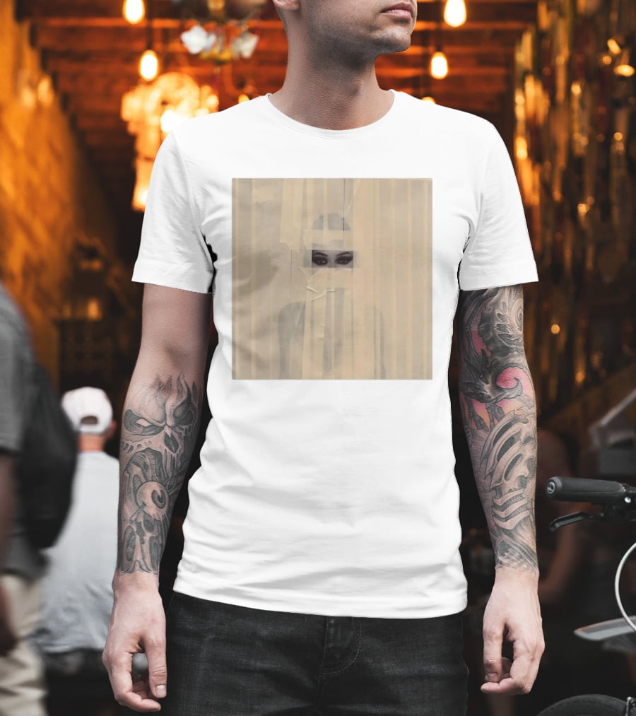 Habibti Drake 2026 Album Cover Mysterious Eyes Behind Curtains T-Shirt
