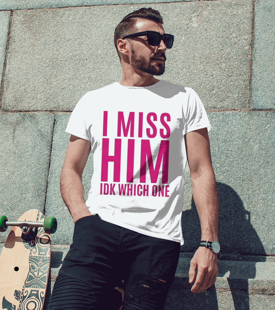 Jayda Cheaves I Miss Him IDK Which One Pink T-Shirt