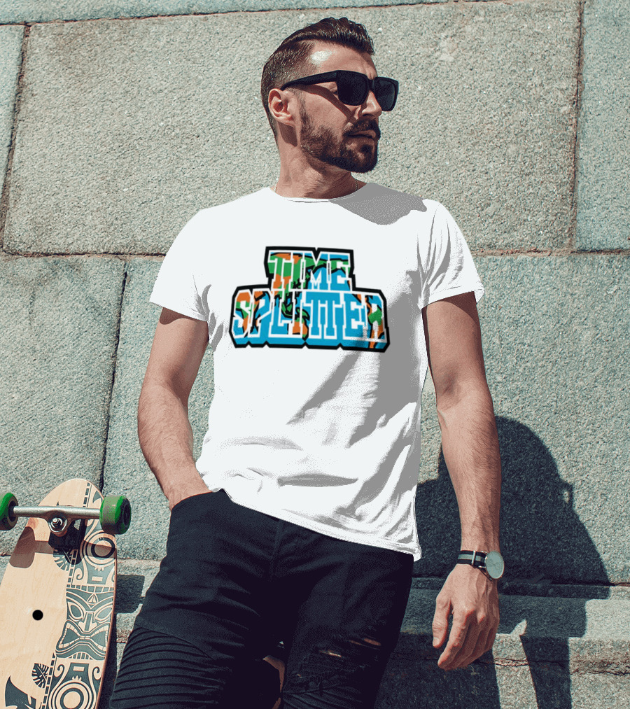 Kushida The Real IC Grappler Time Splitter World Map T-Shirt